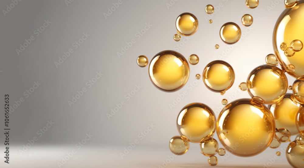 modern background with glass balls in liquid, perfect background for cosmetic, pharmaceutical products modern background with glass balls in liquid, perfect background for cosmetic, pharmaceutical products