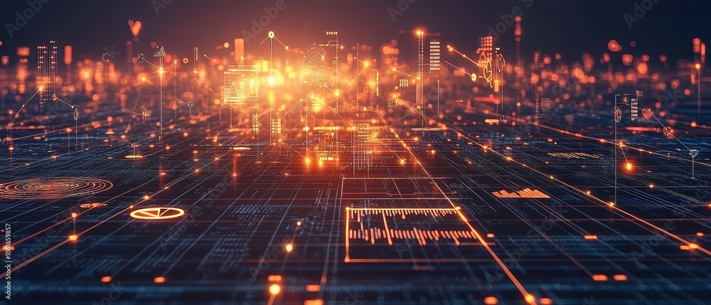 Obraz premium Visualizing the Numbers, Digital Marketing Analytics