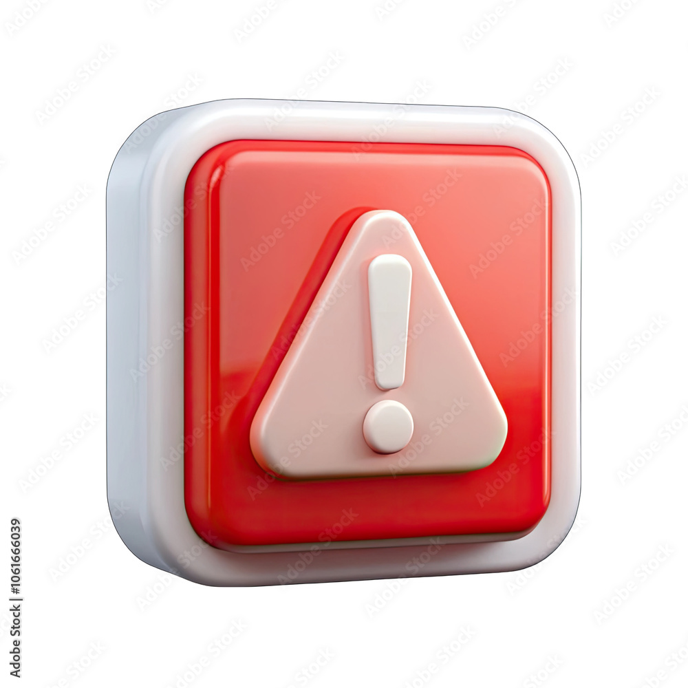 red exclamation mark button red exclamation mark button