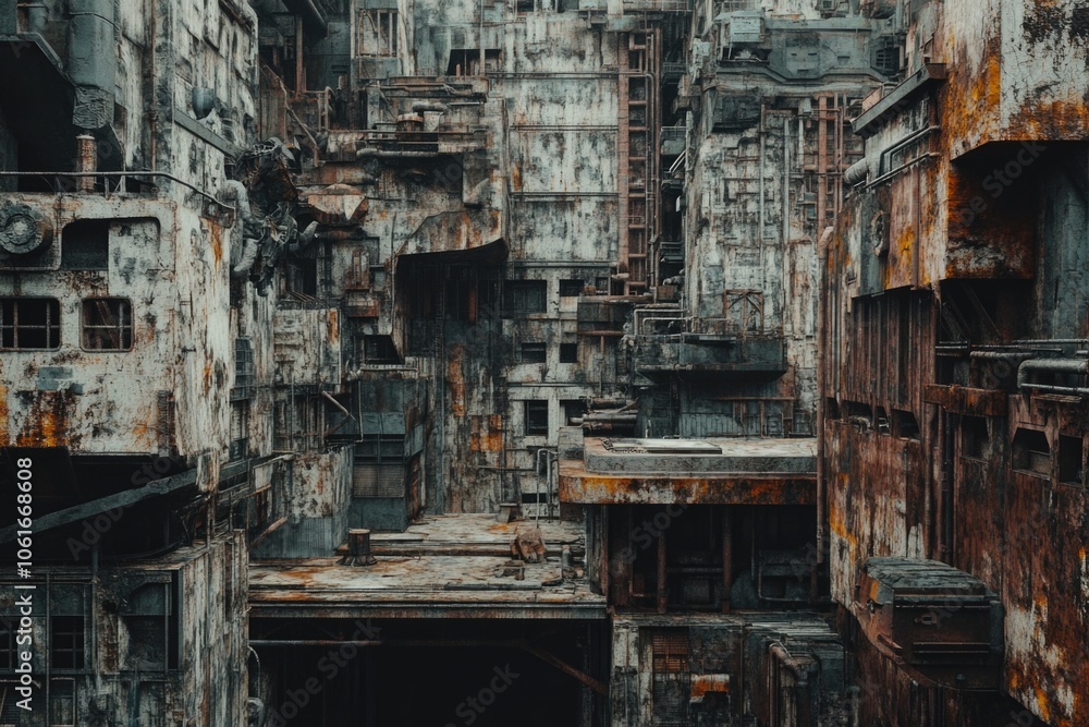 A tall building with numerous windows, ideal for architectural or urban landscape uses A tall building with numerous windows, ideal for architectural or urban landscape uses