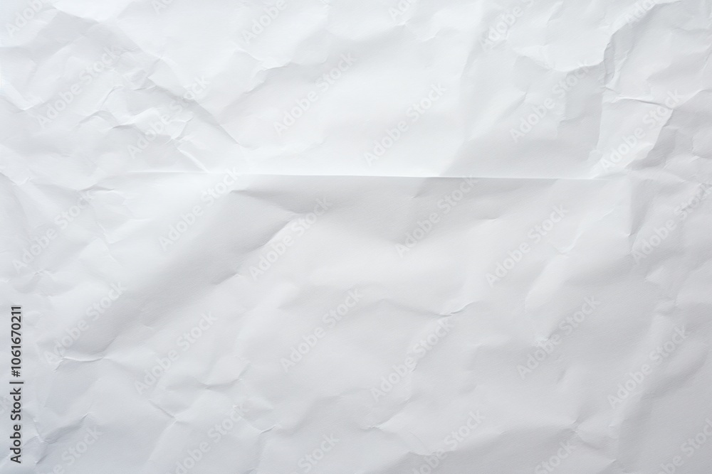 Fototapeta premium White paper crumped texture backgrounds crumpled textured.