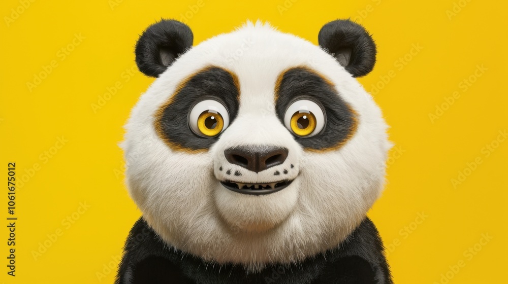 Joyful Panda with Sparkling Eyes Joyful Panda with Sparkling Eyes