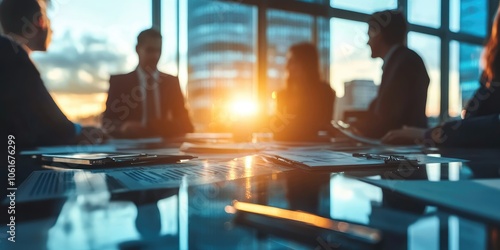 Wallpaper Mural A corporate meeting emphasizes the importance of financial flexibility, with team members discussing strategies to adapt to changes. Torontodigital.ca