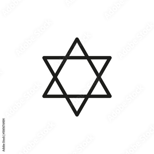 Magen David The Shield of David, or The Star of David, or The Seal of Solomon , the Jewish Hexagram. Traditional Hebrew sign and one of the main symbols of Israel, Judaism and Jewish identity.