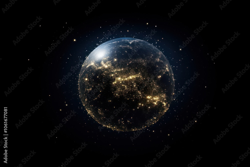 Obraz premium Planet earth astronomy universe outdoors.