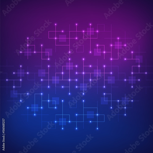 Minimalistic vector texture with linear squares pattern. Creative idea of modern design with abstract geometric background