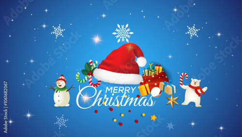 Happy Merry Christmas Day Background design