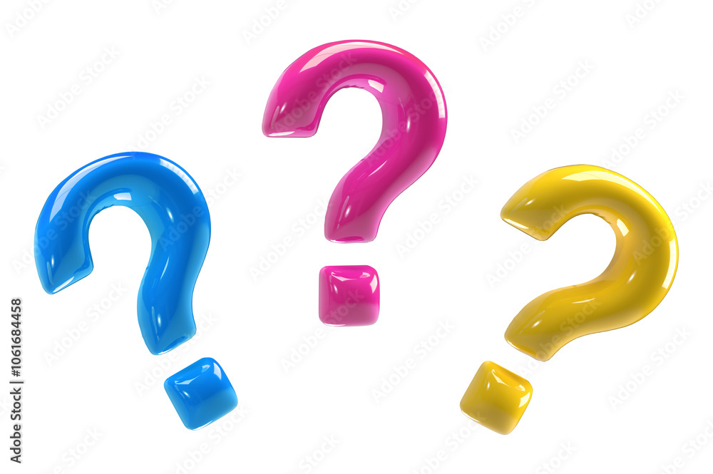 question mark icon 3d render question mark icon 3d render