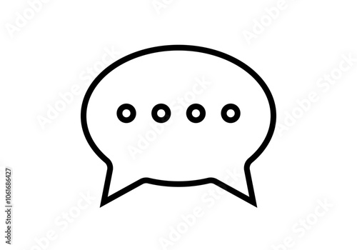 Icono negro de bocadillo de hablar entre dos personas
