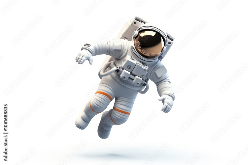 Astronaut space white background futuristic. Astronaut space white background futuristic.