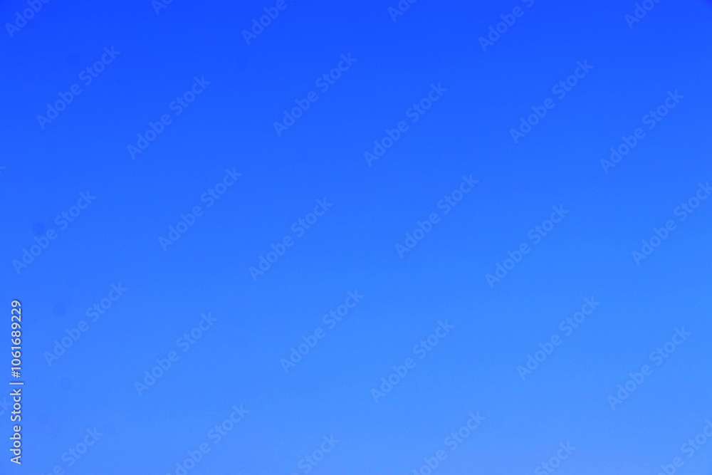 Photo of a clear blue sky without clouds in summer Photo of a clear blue sky without clouds in summer