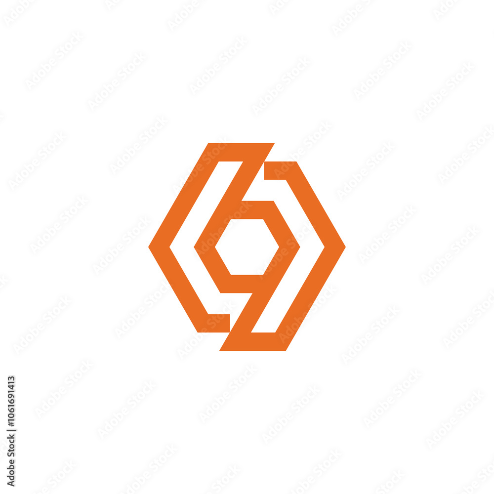 Hexagon Synergy Logo design vector template Hexagon Synergy Logo design vector template