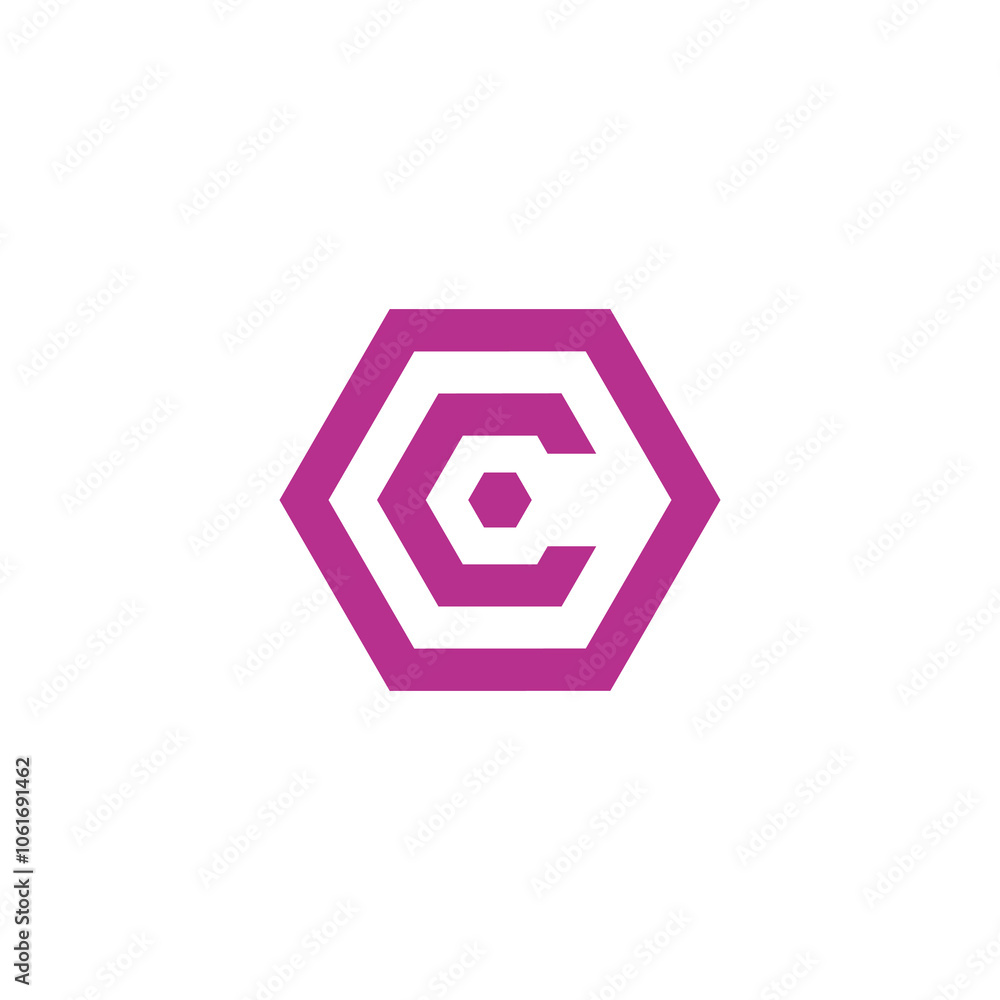 Hexagon Letter C Logo design vector template Hexagon Letter C Logo design vector template