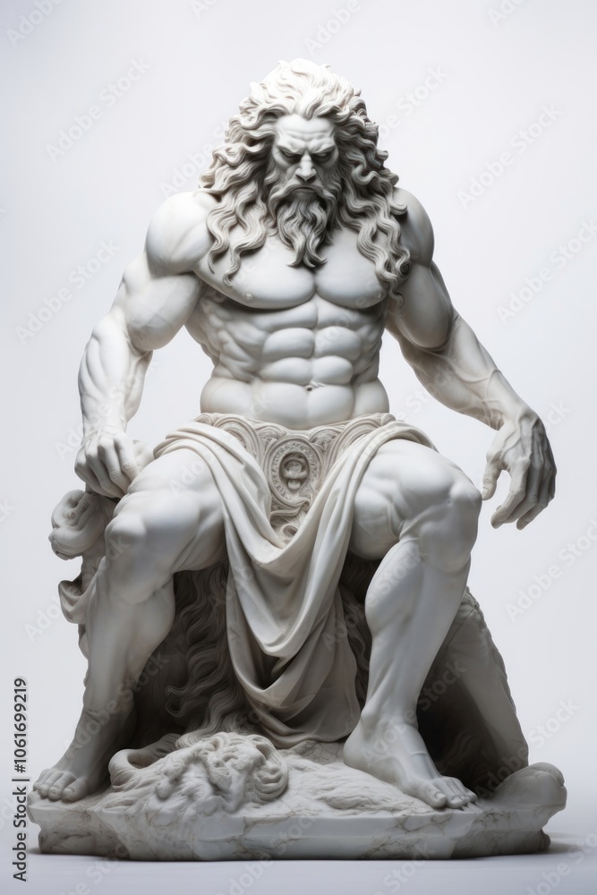 White god statue sculpture art representation. White god statue sculpture art representation.