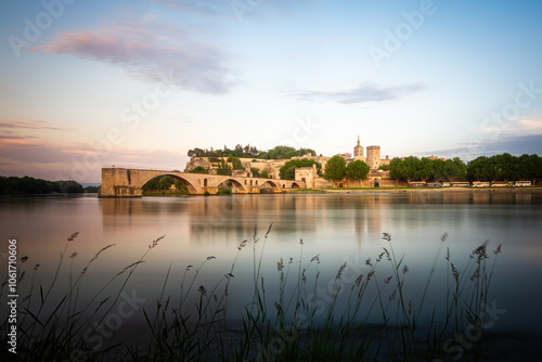 old city of avignon in france