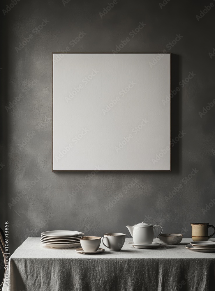 Blank Canvas Mockup. Blank Canvas Mockup.