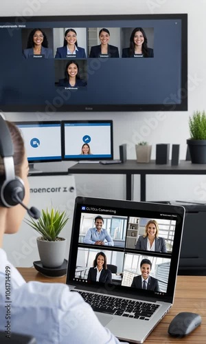 business conferencing training video call binar conference video call online virtual meeting training screen business tablet 1 chat home elder 2 man conference video call online virtual meeting