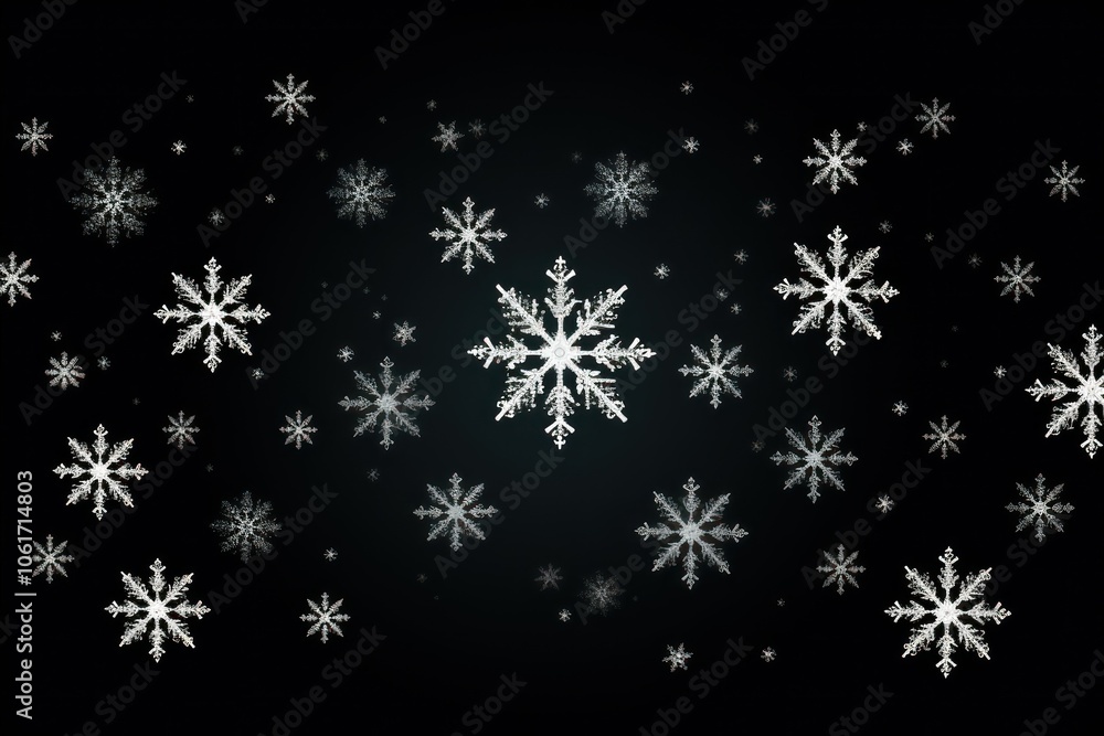 Snowflakes effect backgrounds christmas black. Snowflakes effect backgrounds christmas black.