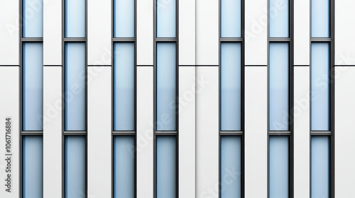 Wallpaper Mural Modern building facade with tall windows and sleek design, showcasing contemporary architectural style. Torontodigital.ca