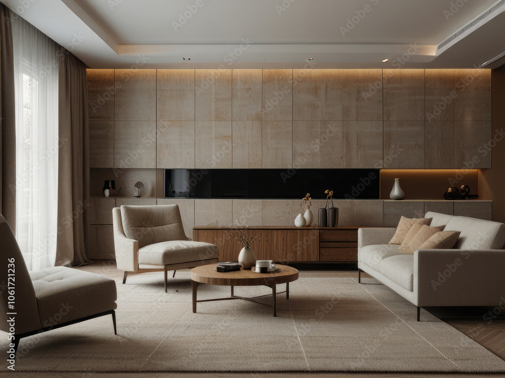 Fototapeta premium modern living room living room interior design