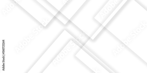 Abstract white and grey geometric overlapping square pattern background with shadow. paper texture design Abstract white background can use for design, background concept, vector illustration.	
