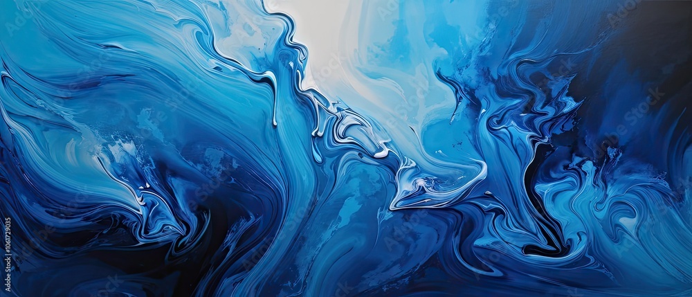 Abstract Blue Swirls Abstract Blue Swirls