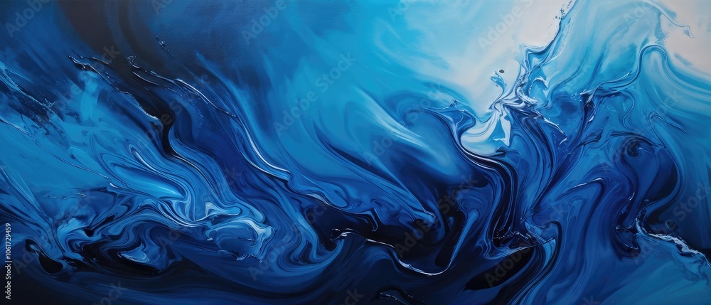 Abstract Blue Swirls Abstract Blue Swirls