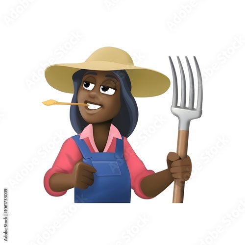 Farmer Emoji 