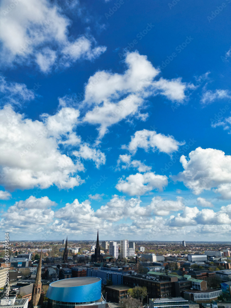 Obraz premium Downtown Buildings at Central Coventry City Centre of England United Kingdom.