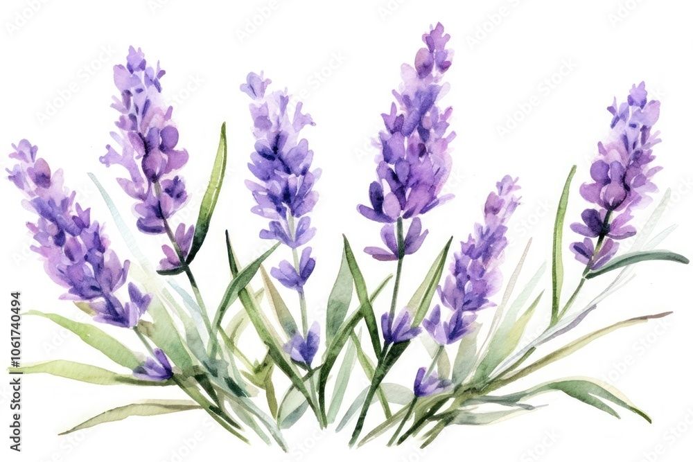 Naklejka premium Lavender blossom flower plant.