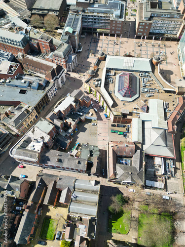 Downtown Buildings at Central Coventry City Centre of England United Kingdom. photo