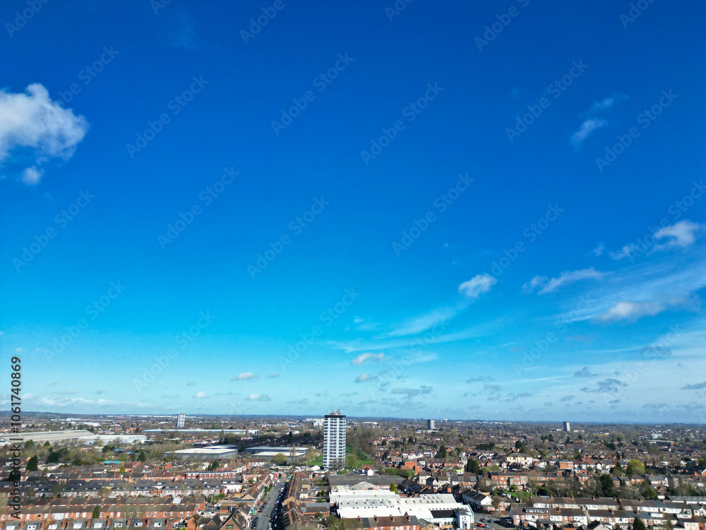 Fototapeta premium Downtown Buildings at Central Coventry City Centre of England United Kingdom.