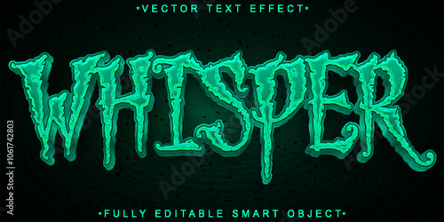 Dark Whisper Vector Fully Editable Smart Object Text Effect