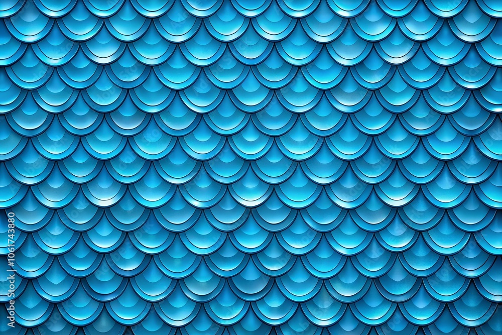 Abstract Blue Fish Scales Pattern - Seamless Background for Architectural Photography, Textures, and Modern Design Elements in Interior Spaces, Wallpaper, and Art Projects Abstract Blue Fish Scales Pattern - Seamless Background for Architectural Photography, Textures, and Modern Design Elements in Interior Spaces, Wallpaper, and Art Projects