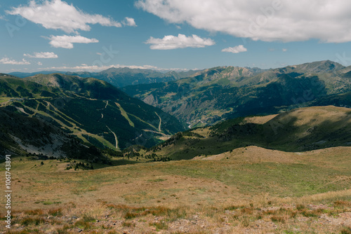 View from the summit of the Peak of Carlit in France photo