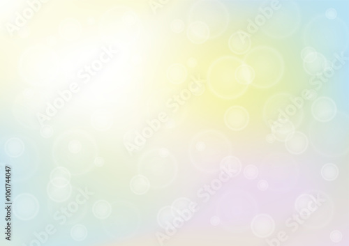 abstract background yellow and pink colorful gradient with a delicate sprinkling of blur bokeh light