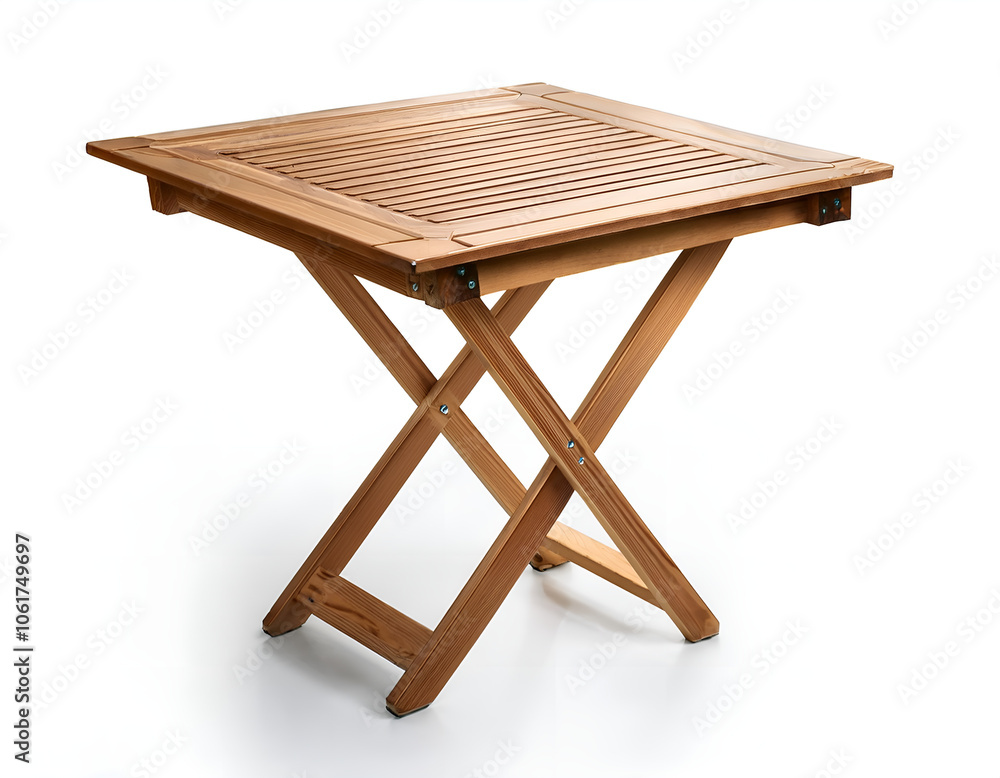 A stylish wooden folding table with a sleek design suitable for both indoor and outdoor settings. Perfect for dining, events, or casual gatherings. Compact, portable, and versatile furniture piece A stylish wooden folding table with a sleek design suitable for both indoor and outdoor settings. Perfect for dining, events, or casual gatherings. Compact, portable, and versatile furniture piece