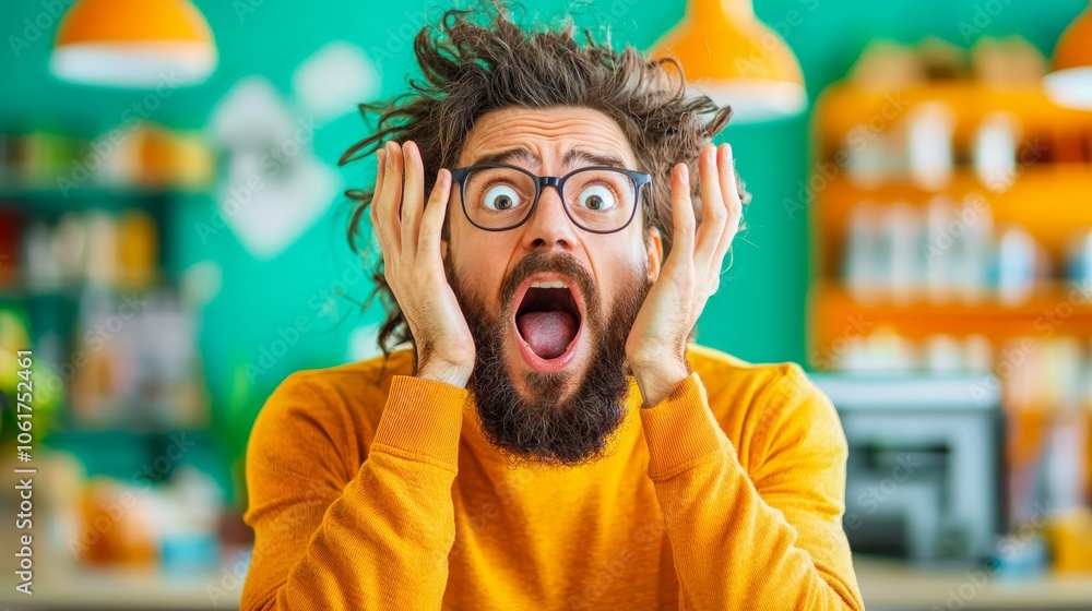 Shocked Consumer Reacting to Deceptive Lockangebot Offer at Checkout Counter - Misleading Sales Tactic Shocked Consumer Reacting to Deceptive Lockangebot Offer at Checkout Counter - Misleading Sales Tactic