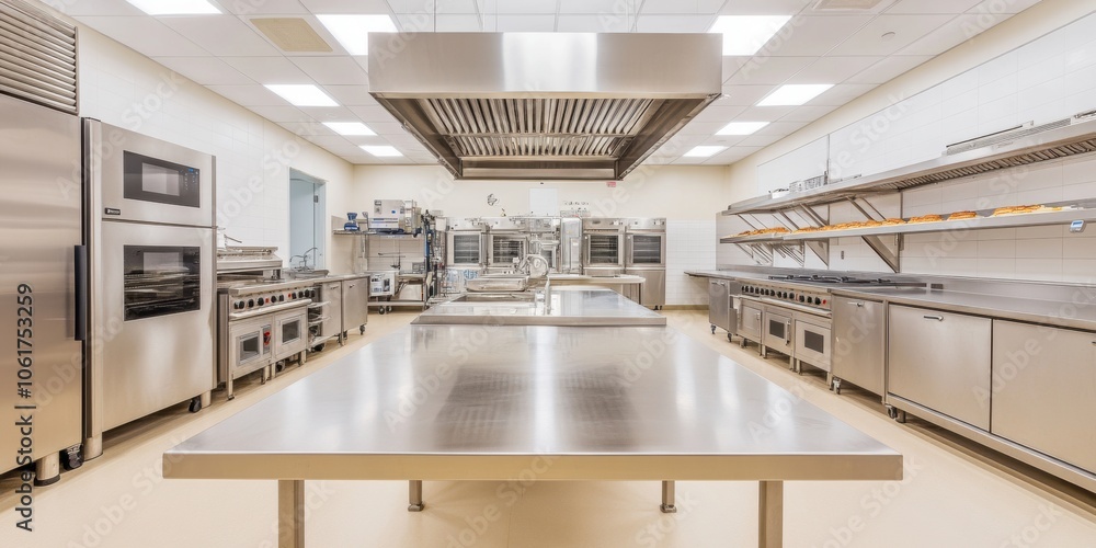 Commercial Kitchen Interior. Commercial Kitchen Interior.