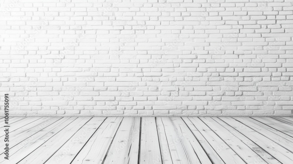 White Brick Wall Room. White Brick Wall Room.