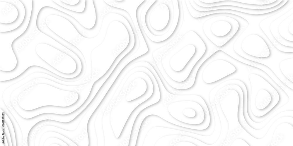 Abstract luxury white modern 3d papercut background. Minimal abstract vector wave carve diamond topography line circle creative topography map circle and wave line smooth multilayer pattern. papercut. Abstract luxury white modern 3d papercut background. Minimal abstract vector wave carve diamond topography line circle creative topography map circle and wave line smooth multilayer pattern. papercut.
