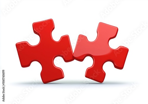 Red Puzzle Pieces.