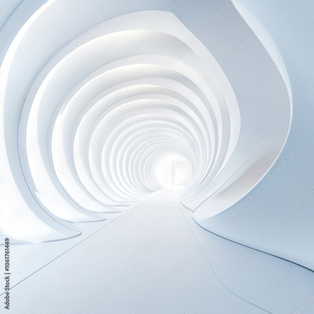 Obraz premium Futuristic Tunnel.