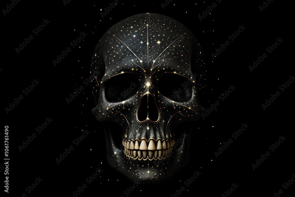 Skull black black background astronomy. Skull black black background astronomy.