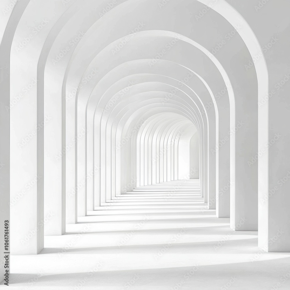 White Archway. White Archway.