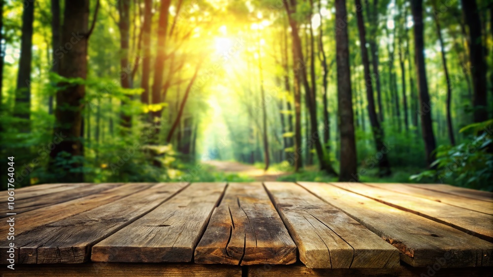 Close-Up of a Rustic Wooden Table with a Lush Forest Background, Perfect for Nature Photography, Outdoor Decor Inspiration, and Cozy Cabin Aesthetics Close-Up of a Rustic Wooden Table with a Lush Forest Background, Perfect for Nature Photography, Outdoor Decor Inspiration, and Cozy Cabin Aesthetics