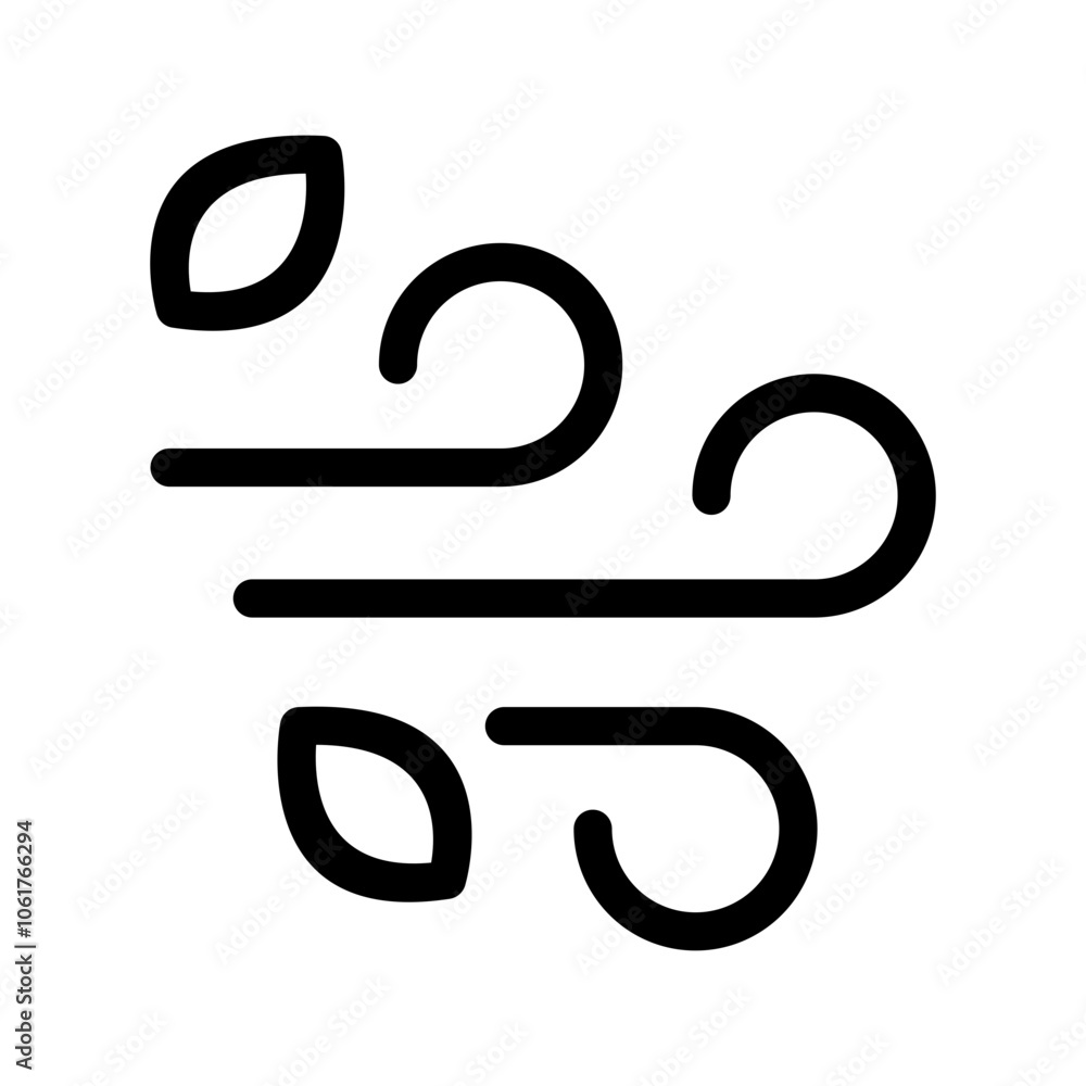 Wind Icon Vector Symbol Design Illustration Wind Icon Vector Symbol Design Illustration