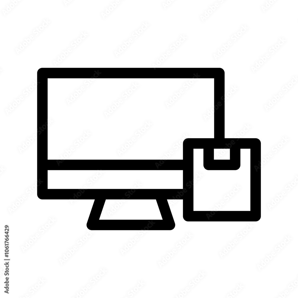 Online Shop Icon Vector Symbol Design Illustration Online Shop Icon Vector Symbol Design Illustration