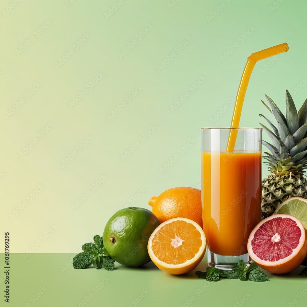 orange juice and fruits orange juice and fruits