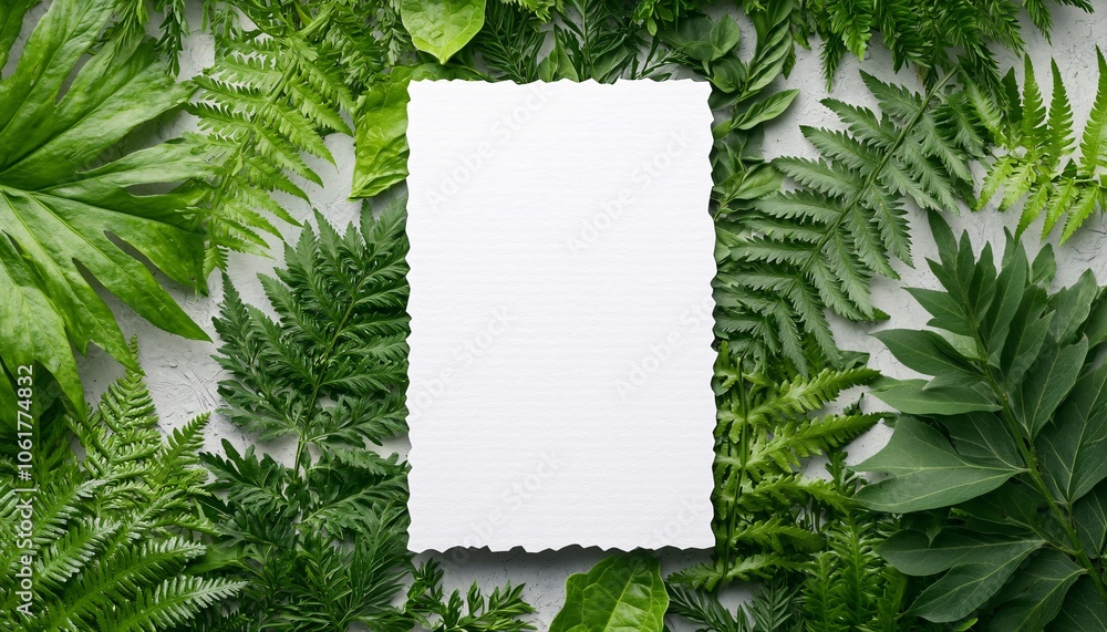 Eco-Friendly Business Card on Recycled Paper with Green Plants for Sustainability Message Eco-Friendly Business Card on Recycled Paper with Green Plants for Sustainability Message